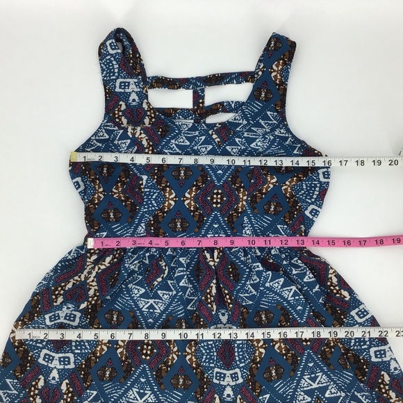 Xhilaration Sleeveless Lattice Back Dress, Medium - Picture 14 of 16